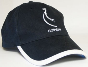 Mütze blau mit Wikingerschiff-Motiv