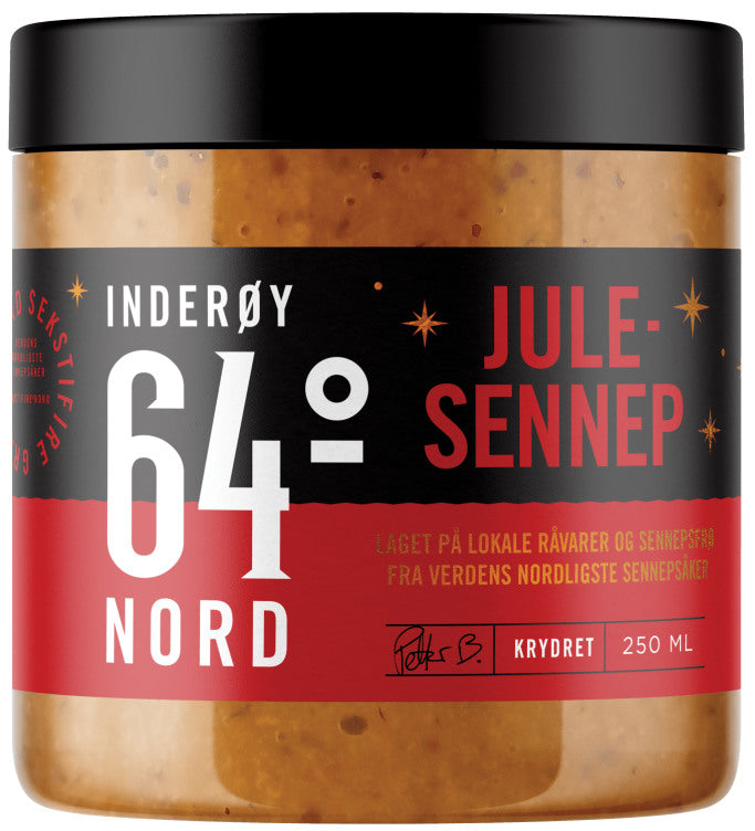 Christmas mustard 250ml Inderøy 64° North
