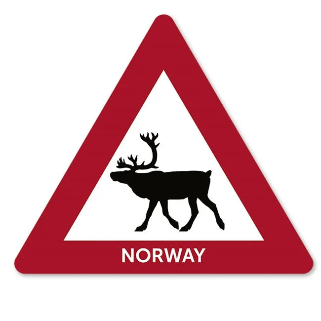Klistremerke, fareskilt, Reinsdyr