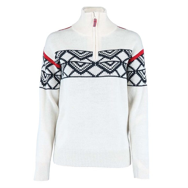 Lommedalen, Wool Sweater, Unisex, White, XS