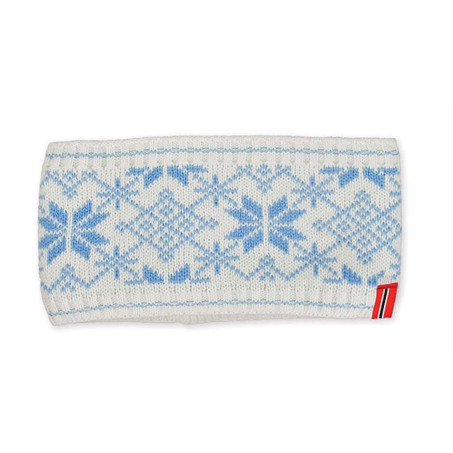 Headband, snowflakes, light blue/white