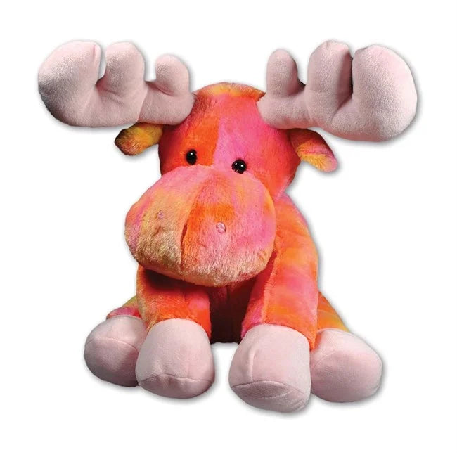 Plush moose, Colorful, Pink