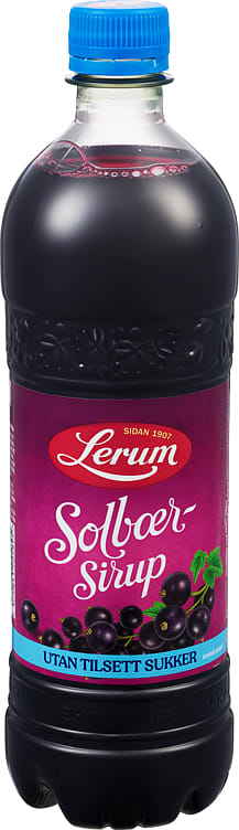 Solbærsirup U/Sukker 0,75L Lerum
