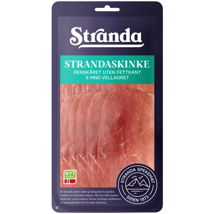 Strandaskinke Renskåret 70g Stranda