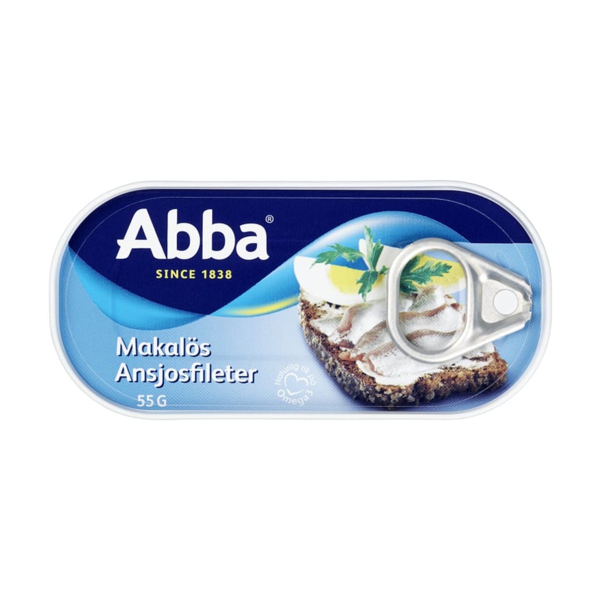 Ansjosfilet Makaløs 55g Abba - NorwegianShop24