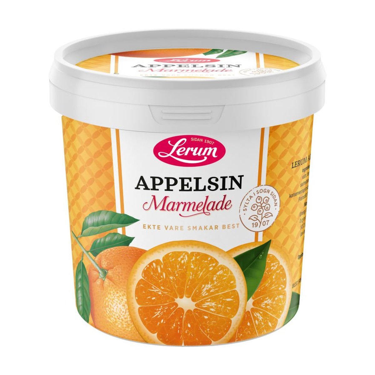 Appelsinmarmelade 1kg Lerum - NorwegianShop24