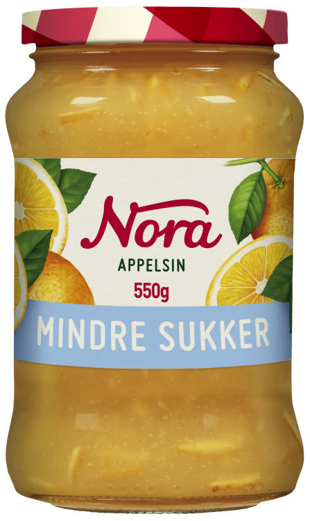 Appelsinmarmelade Lett 550g Nora - NorwegianShop24