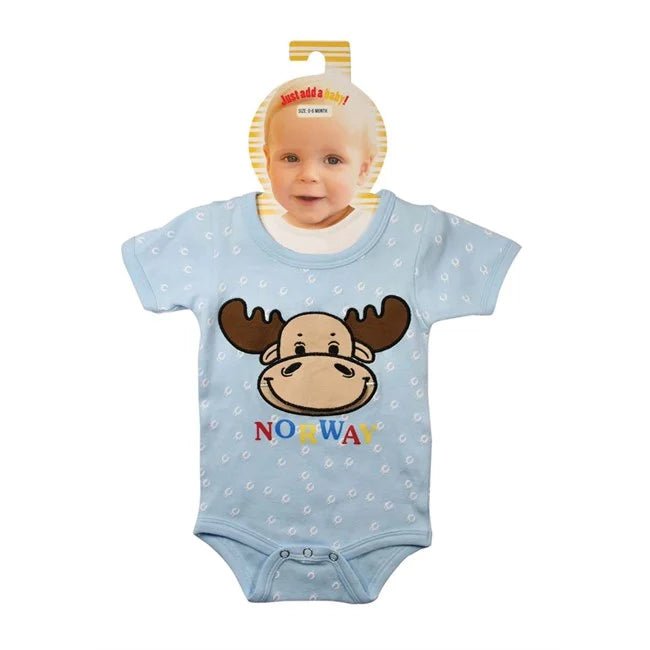 Baby body, Blå, 18 - 24 mnd. - NorwegianShop24