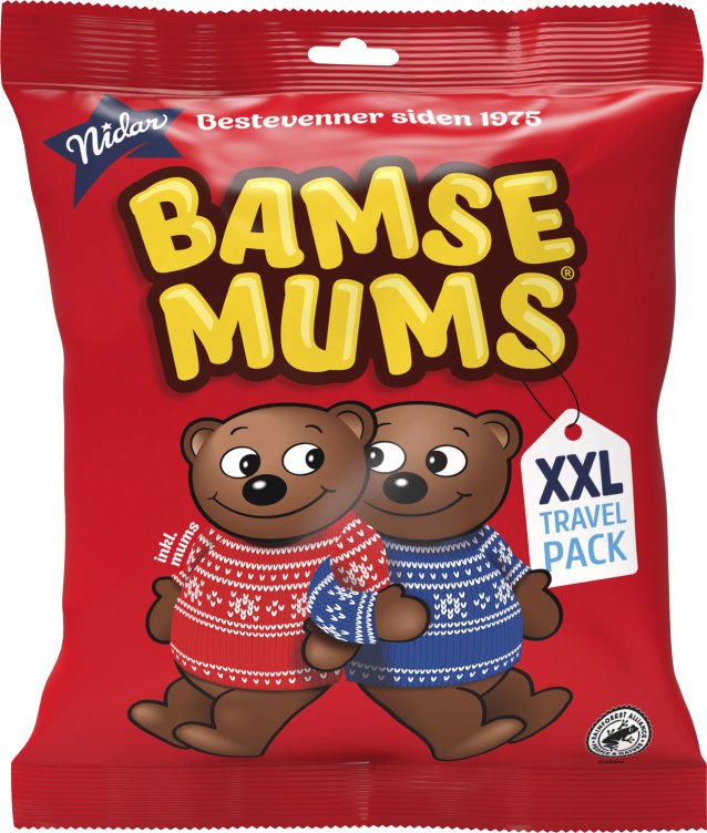 Bamsemums XXL 400g Nidar - NorwegianShop24