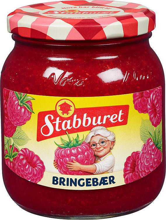 Bringebærsyltetøy 400g Stabburet - NorwegianShop24