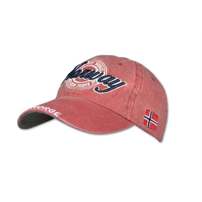 Cap, Wash, Rød - NorwegianShop24