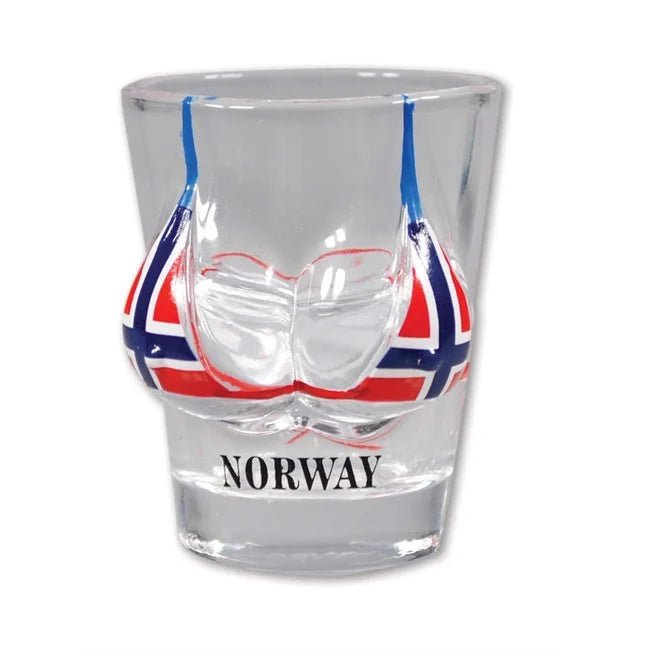 Drammebeger, Bikinitopp Norsk flagg - NorwegianShop24