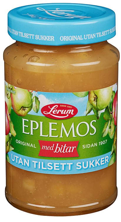 Eplemos U/Sukker 440g - NorwegianShop24
