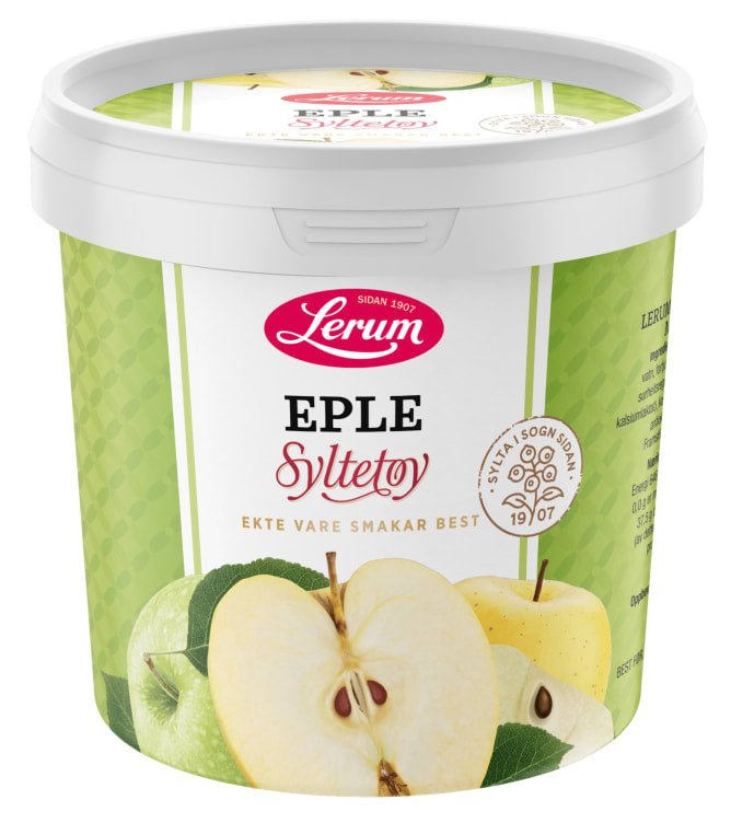 Eplesyltetøy 980g Lerum - NorwegianShop24