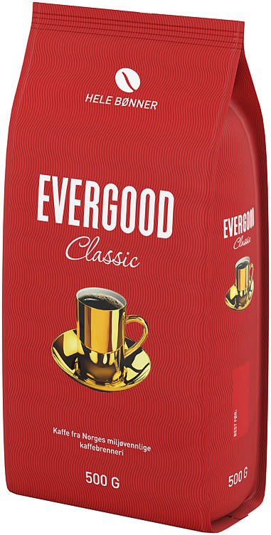 Evergood Classic Hele Bønner 500g - NorwegianShop24