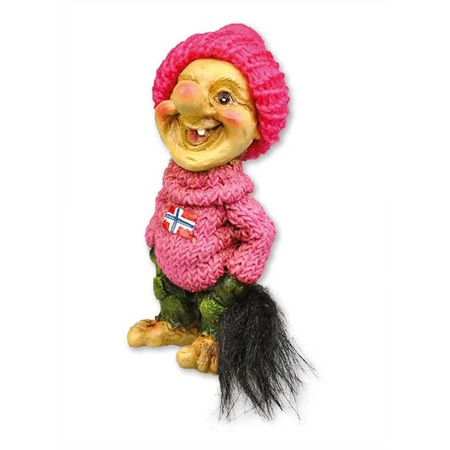 Genser Geir m/Lue, Medium, Rosa - NorwegianShop24