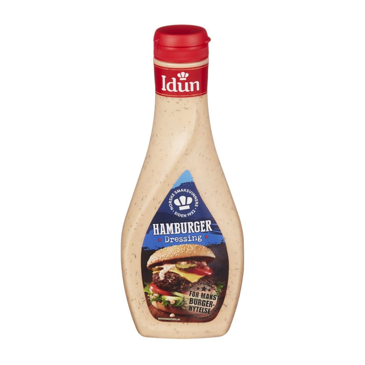 Idun Hamburgerdressing 470 g – klassisk dressing til hamburger