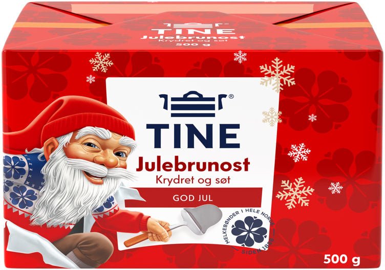 Julebrunost Krydret 500g Tine - NorwegianShop24