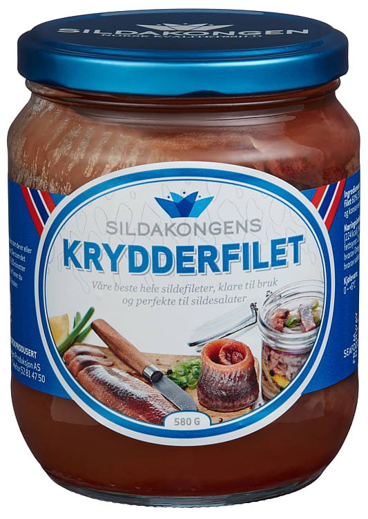 Kryddersildfilet 580g Sildakongen - NorwegianShop24