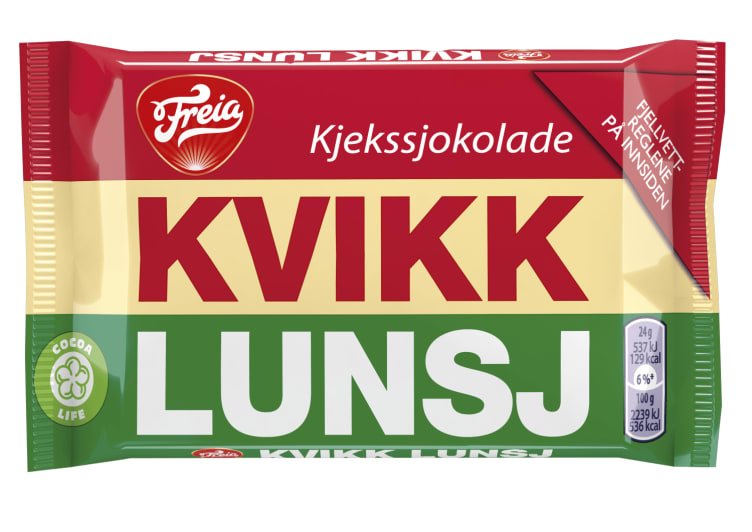 Kvikk Lunsj 47g Freia - NorwegianShop24