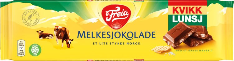 Kvikk Lunsj XL 240g Freia Ekstra stor - NorwegianShop24