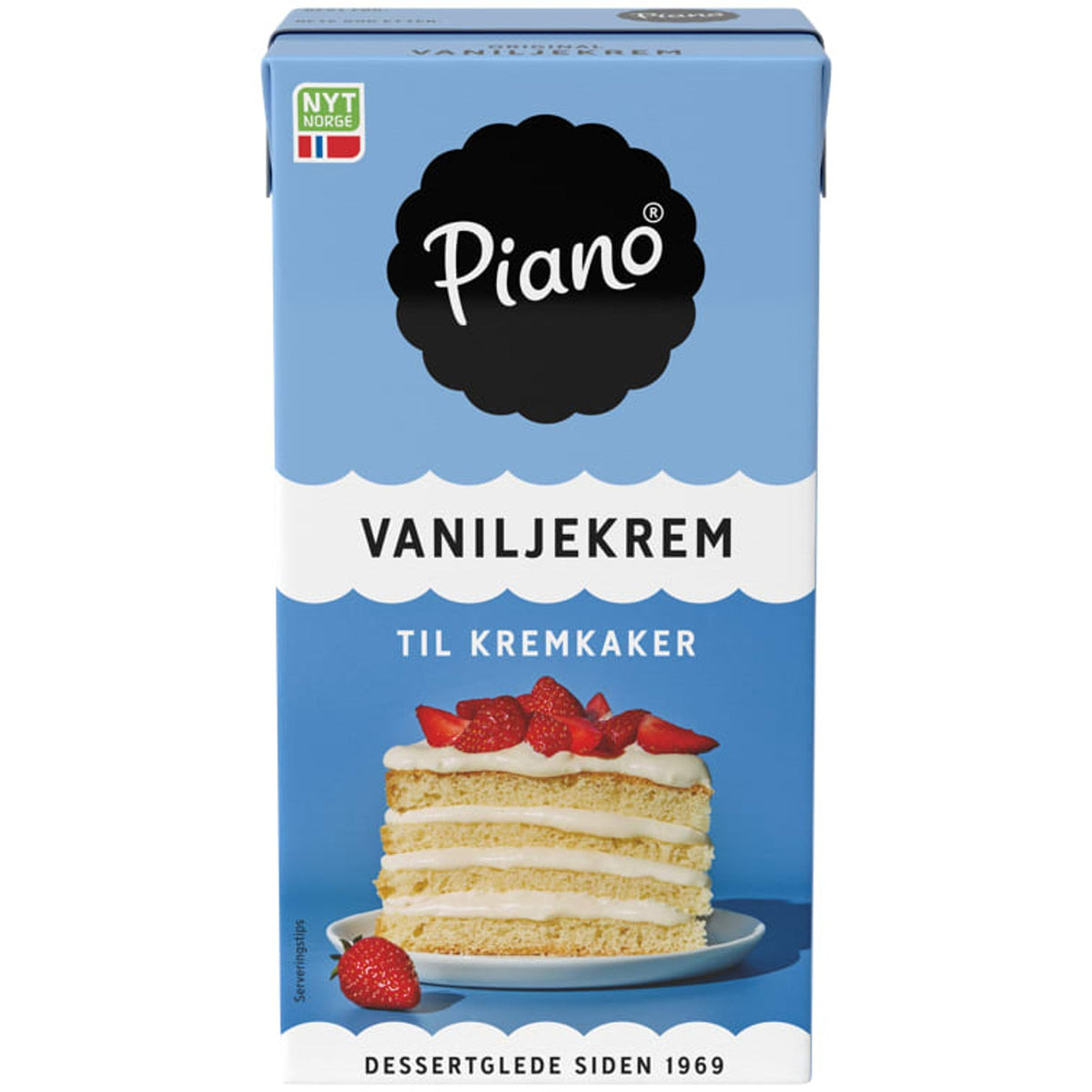 Piano Original Vaniljekrem 500 ml TINE - NorwegianShop24