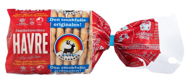 Polarbrød Havre 12stk 450g - NorwegianShop24