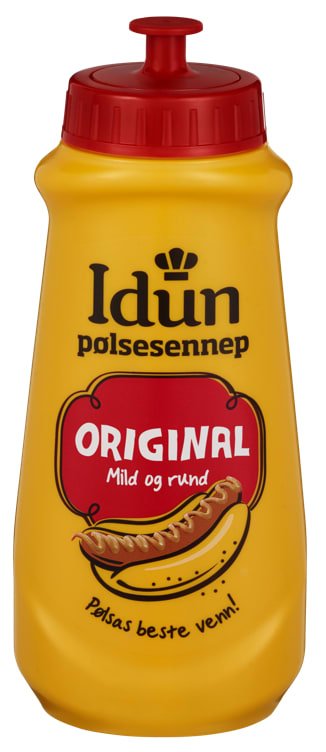 Pølsesennep Original 490g Idun - NorwegianShop24