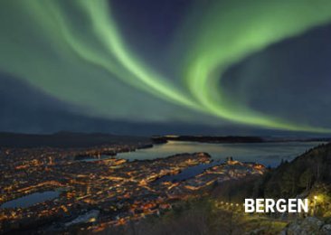 POSTKORT 3D BERGEN 01 - NorwegianShop24