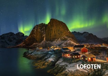 POSTKORT 3D LOFOTEN 1 - NorwegianShop24