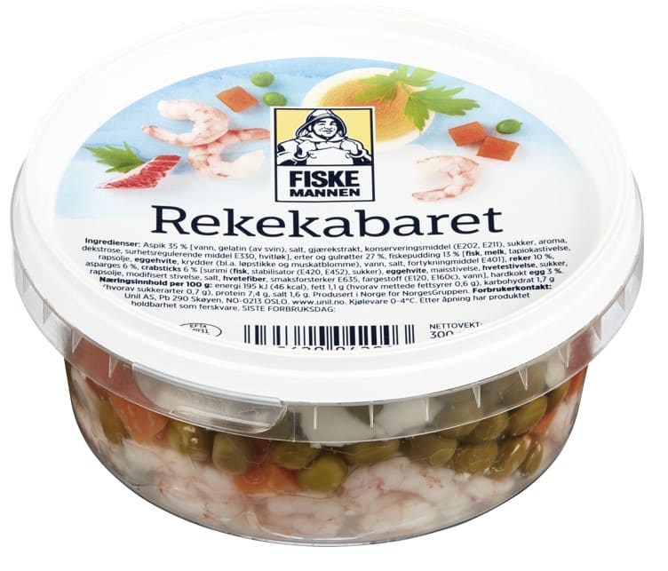 Rekecabaret 300g Fiskemannen - NorwegianShop24