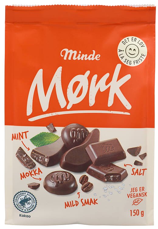 Sjokolade Mørk 150g Minde - NorwegianShop24