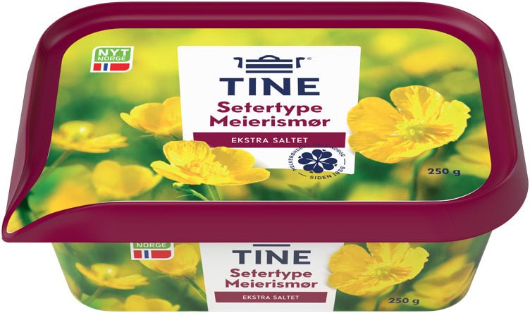 Smør Setertype 250g Bordpk Tine - NorwegianShop24