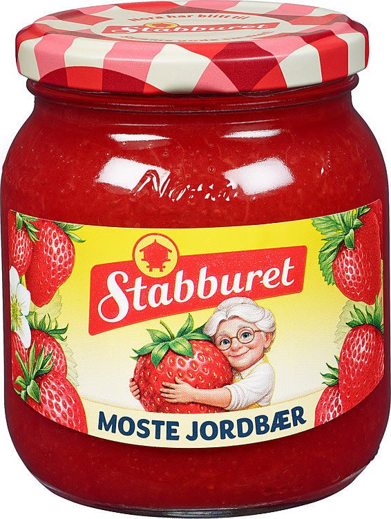Jordbærsyltetøy Most 390g Stabburet - NorwegianShop24