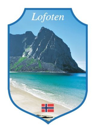 Stickers Kvalvika Lofoten - NorwegianShop24