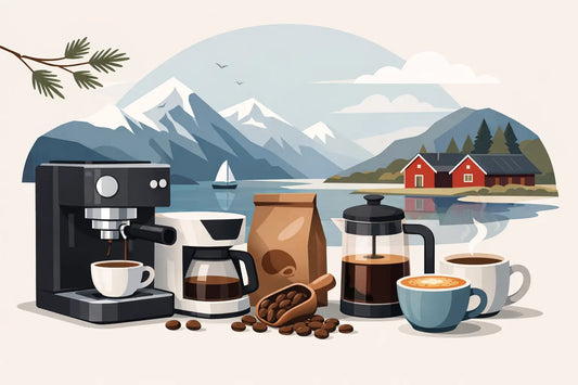 Top norwegische Kaffee Marken zuhause