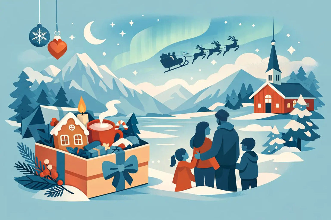 Norwegische Adventsbox für Familien wählen - NorwegianShop24