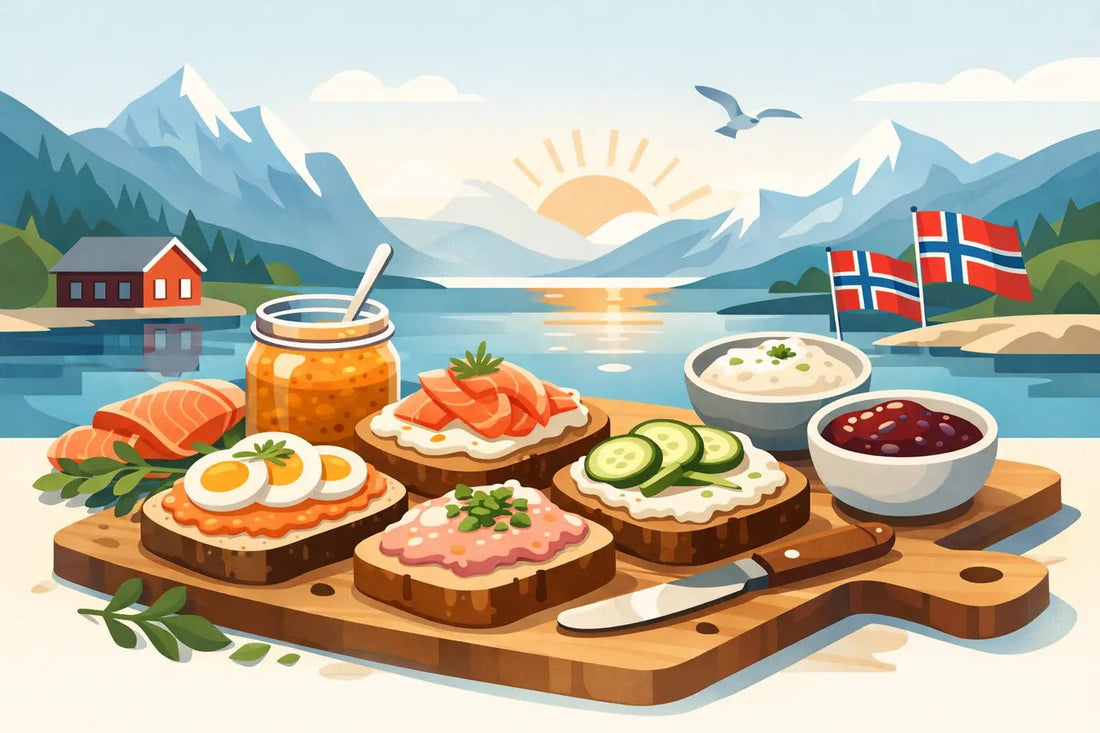Norwegische Brotaufstriche fürs Frühstück - NorwegianShop24