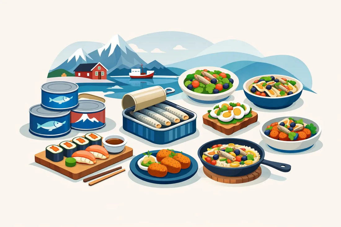 Norwegische Dosenfische verwenden: 8 Ideen - NorwegianShop24