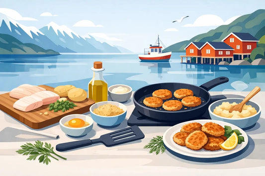 Norwegische Fish Cakes zubereiten - NorwegianShop24