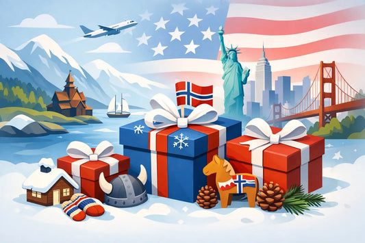 Norwegische Geschenkbox Ideen für USA - NorwegianShop24