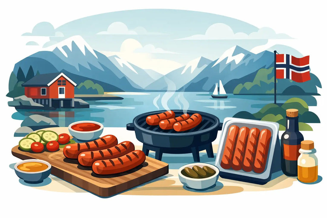 Norwegische Grillwurst für zuhause kaufen - NorwegianShop24