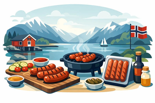 Norwegische Grillwurst für zuhause kaufen - NorwegianShop24