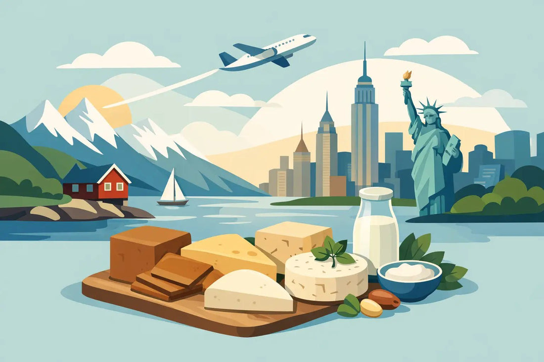 Norwegische Käsealternativen in den USA - NorwegianShop24