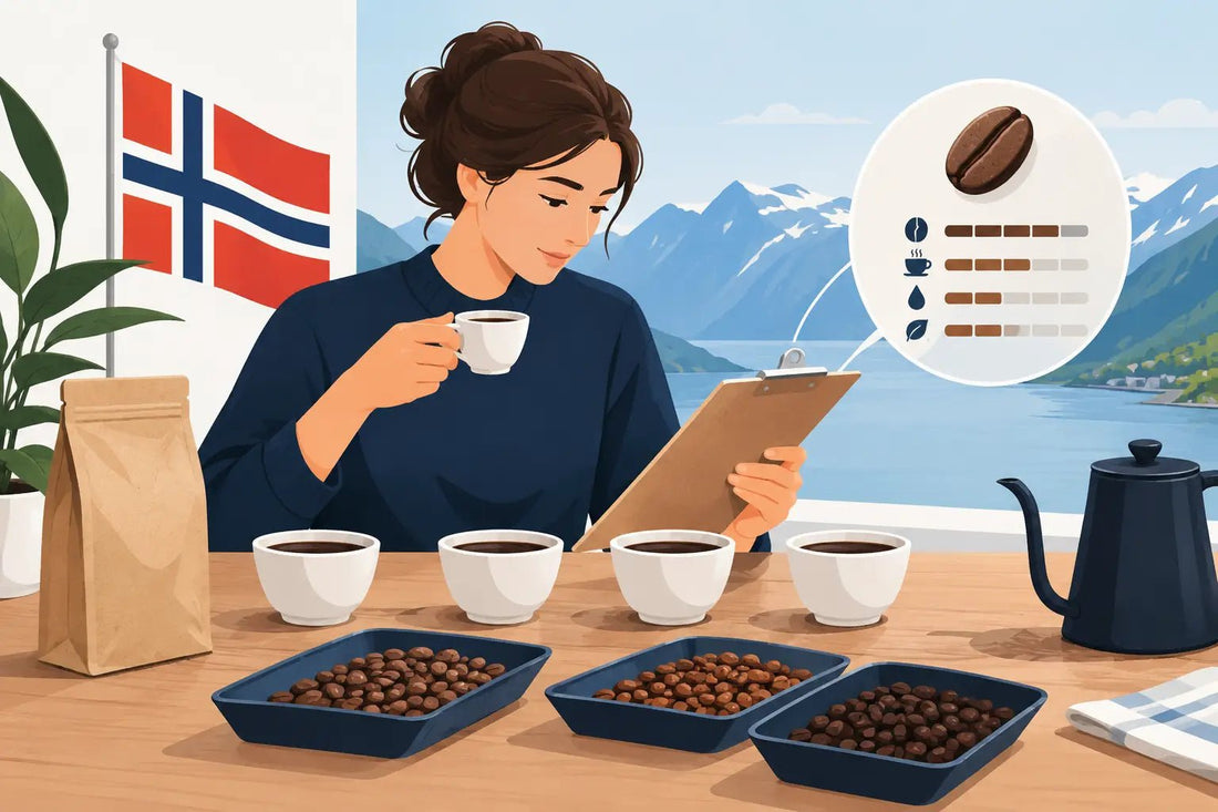 Norwegische Kaffeeröstung Bewertung richtig lesen - NorwegianShop24