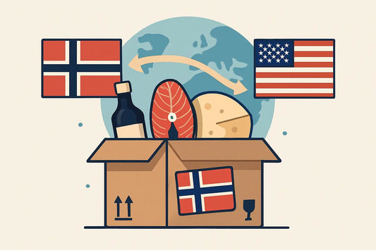 Norwegische Lebensmittel in die USA versenden - NorwegianShop24