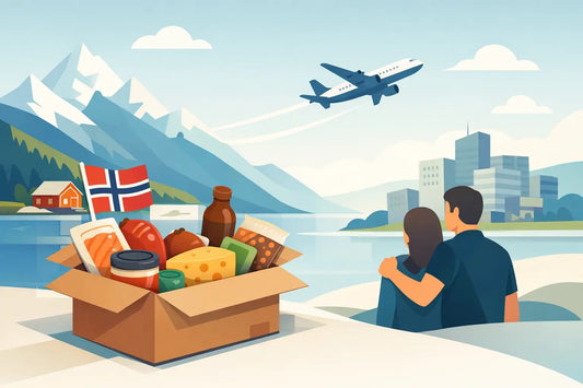 Norwegische Lebensmittelbox für Auswanderer - NorwegianShop24