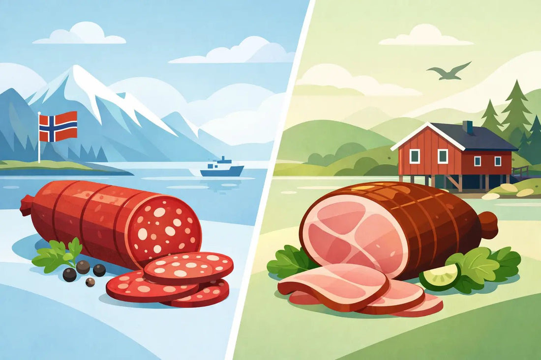 Norwegische Salami oder Schinken? - NorwegianShop24