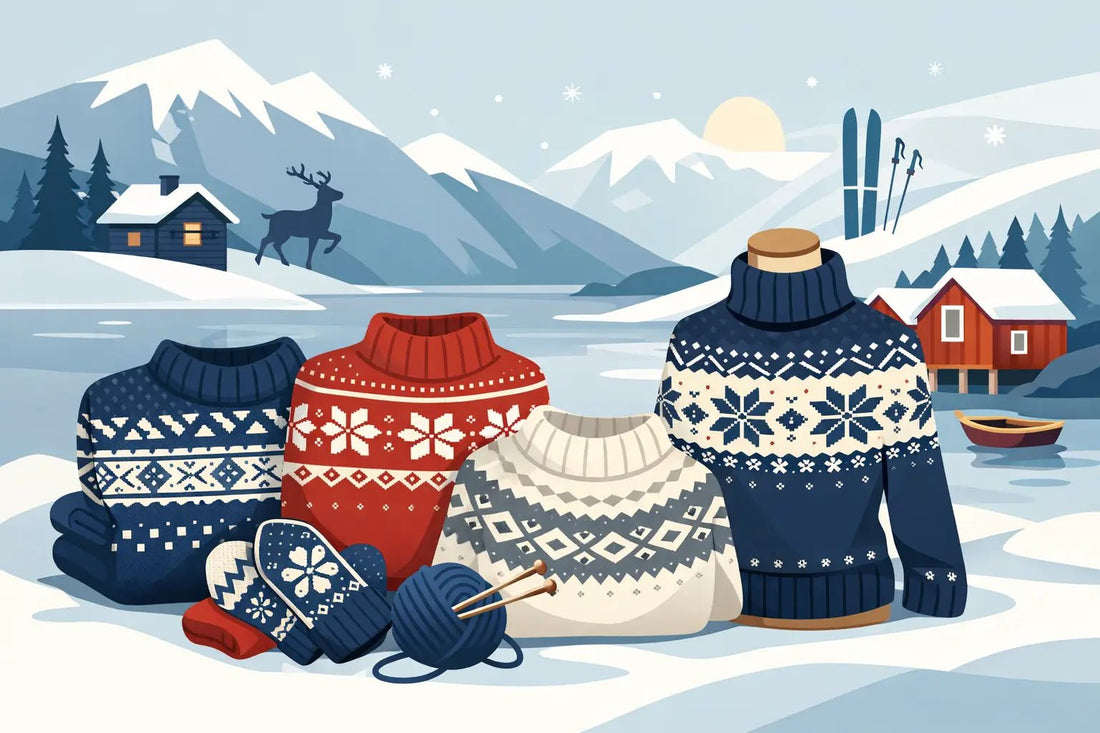 Norwegische Strickwaren: Muster und Tradition - NorwegianShop24