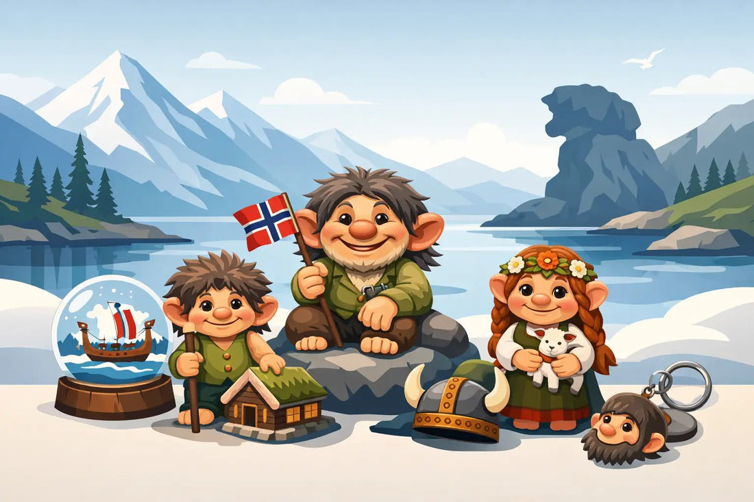 Norwegische Troll Souvenir Ideen mit Stil - NorwegianShop24
